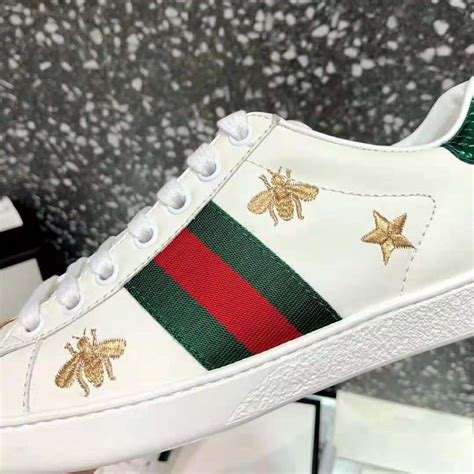 gucci ace star bee|gucci ace bee men.